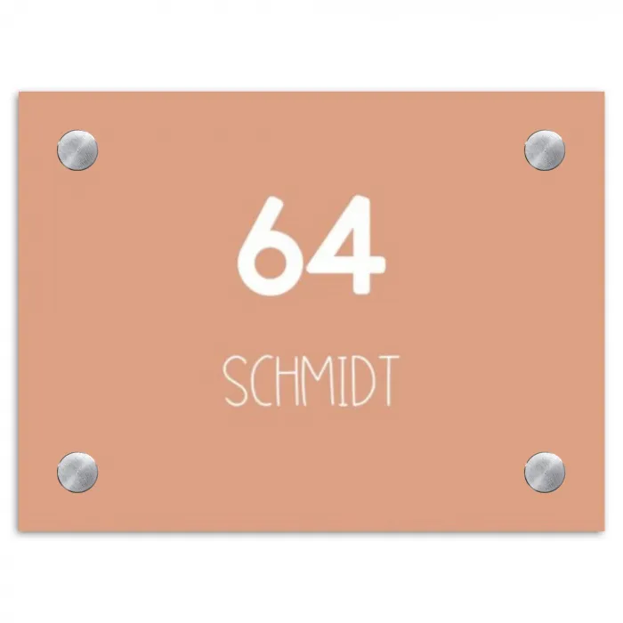 kopie-275 Naambord Rechthoek middel -3d