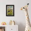 Doorkijk - Toscane - Uitzicht - Landschap - Zomer fotolijst zwart zonder passe partout klein -usfeer4_kinderkamer