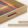 Schildpad - strand - Zonsondergang Dienblad Rechthoek middel -USP_HandgreepNL