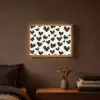 Hartjes - Patroon - Zwart Light Box met batterij (Wandlamp) middel 907 -sfeer4
