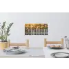 Rozen - Hek - Zonlicht Muursticker klein -eettafel