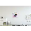 Piano - Pastel - Elegant - Dromerig textielposter latten blank klein -kinderkamer