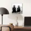 Vrouwen - Zonnehoed - Strand - Zwart - Wit aluminium wit klein -sfeer5
