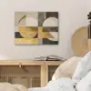 Abstract - Goud - Grijs - Vormen - Geometrisch PET vilt klein -sfeer3