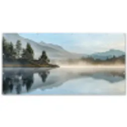 Meer - Mist - Bergen - Landschap Balkonbeschermer Duitsland klein -zz_3d
