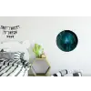 Palmblad - Tropisch - Natuur - Jungle Wandcirkel aluminium klein -kinderkamer