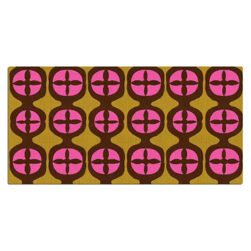 Modern - Patroon - Roze Muismat XXL klein 681 -3d_leeg