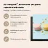 Macarons - Kleurrijk - Pastel Inductie beschermer vinyl 3mm middel -zzzsfeer2_ITA
