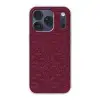 Bladeren - Patroon - Paars Telefoonhoesje iPhone 17 Pro klein 878 -3d