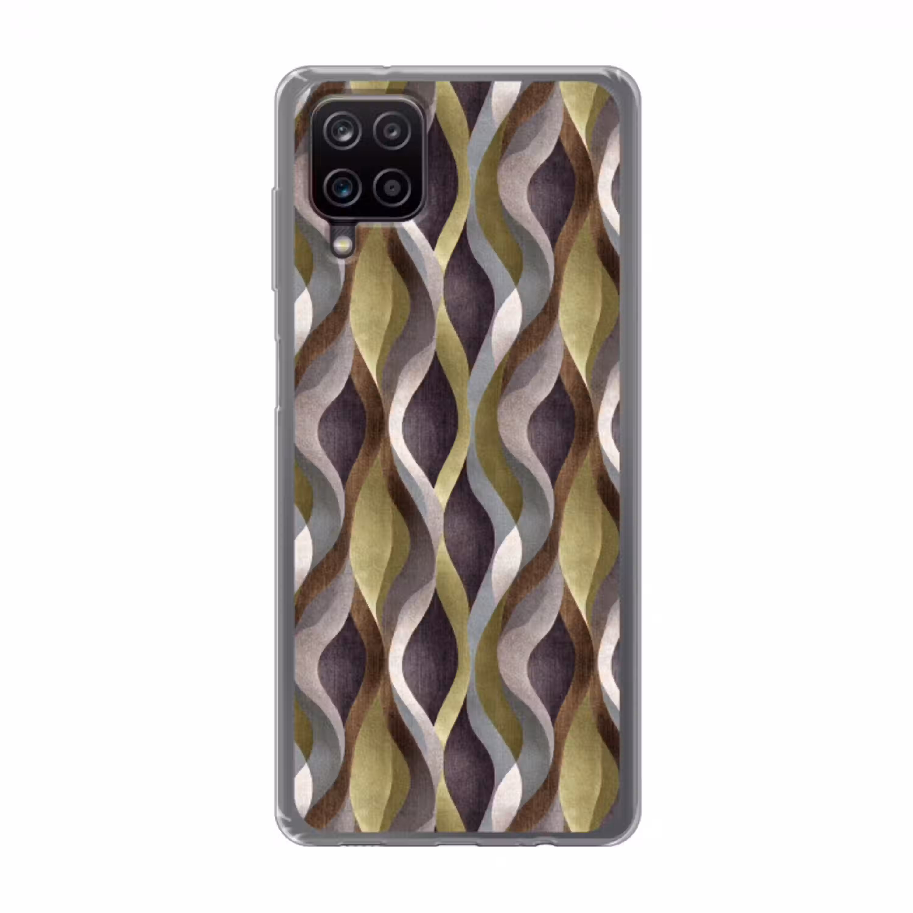 Retro - Banen - Kleurrijk Telefoonhoesje Samsung Galaxy A12 klein 372 -3d