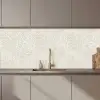 Bladeren - Beige - Monstera - Palm keuken achterwand 2 middel zz_3dshopping
