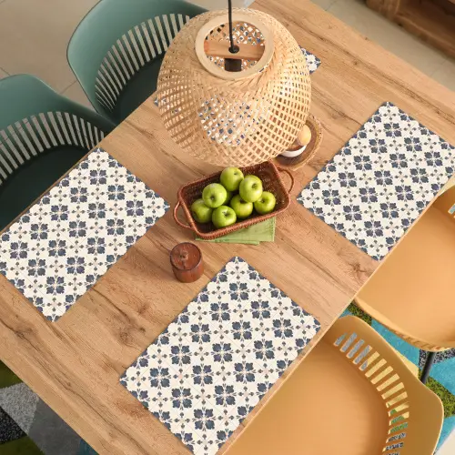 Bladvorm - Klassiek - Kleurrijk Placemat vinyl groot 368 -zzsfeer5_Kitchenyeah-website
