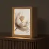 Bloem - Beige - Crème Light Box met kabel (Tafellamp) klein -z3d_website