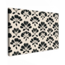 Abstract - Patroon - Zwart canvas 2cm klein 34 -z3d