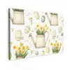 Gieter - Bloemen - Eieren Tuinposter op houten frame 2 cm dik klein -3d