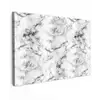 Marmer - Zwart - Dramatisch - Wit Tuinposter op houten frame 2 cm dik klein 845 -3d