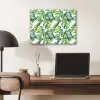 Inductie beschermer - Tropical - Bladeren - Jungle - Inductie mat aluminium wit klein -sfeer5