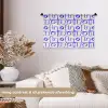 Blauw - Patroon - Beige - Abstract Wandkleed katoen klein 269 -sfeer1