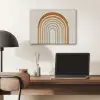 Minimalistisch - Boog - Lijnen - Beige PET vilt klein -sfeer5