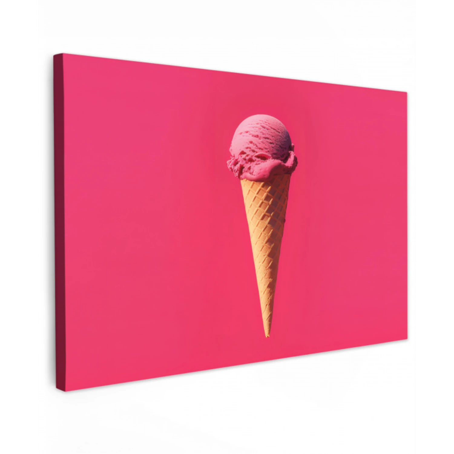 Schepijs - Roze - Hoorntje canvas 2cm klein -z3d