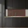 Patroon - Geometrisch - Bruin - Roest keuken achterwand 2 middel 871 -sfeer1