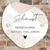 Pastelvormen - Sierlijk Naambord Organisch middel -sfeer10