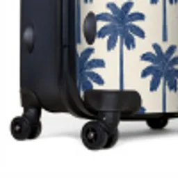 Symmetrisch - Palm - Blauw NBS - Large koffer - Volwassenen Unisex groot -product2