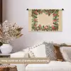 Hulstrand - Bessen - Beige Wandkleed katoen klein -sfeer1
