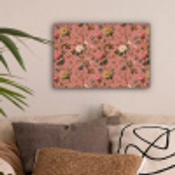 Klassiek - Botanisch - Roze canvas 2cm klein 34 -sfeer1