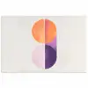 Cirkels - Abstract - Paars poster papier klein -3d