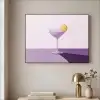 Cocktail - Paars - Minimalistisch - Citroen Textielframe - compleet frame klein -sfeer2