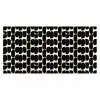 Modern - Patroon - Zwart Muismat XXL klein 681 -3d_leeg