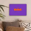 See the good - Oranje - Paars - Smiley canvas 2cm klein -sfeer1
