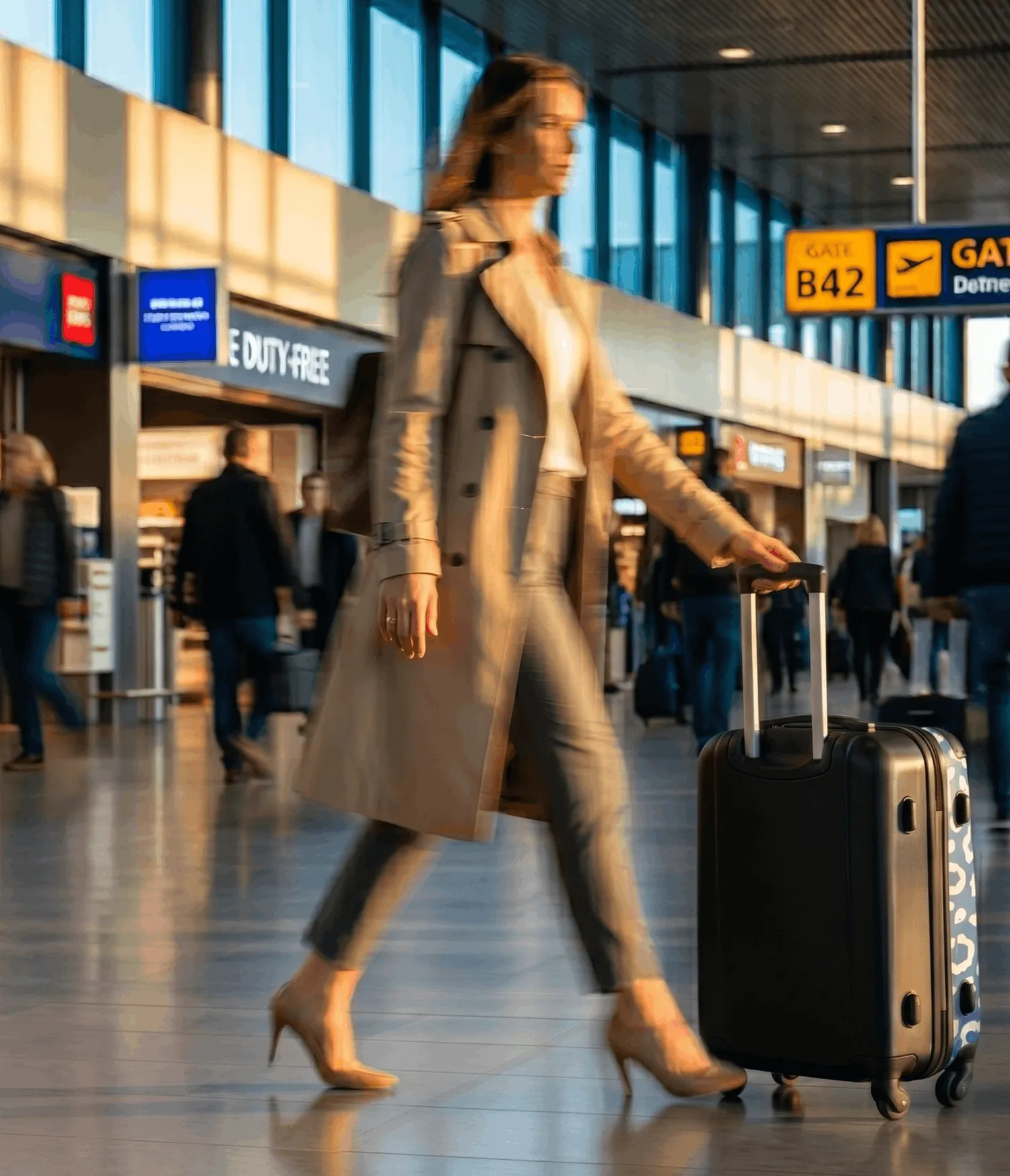 medium sized suitcase
