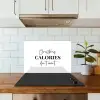 Kerst quote - Winter - Christmas calories - Wit keuken achterwand spatscherm klein -sfeer2