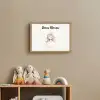 Blaadjes - Ballerina - Stippen - Kroon Light Box met batterij (Wandlamp kind) middel -sfeer2_kind