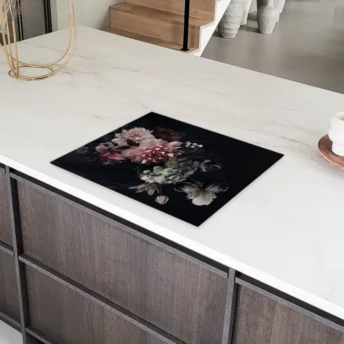Nachtelijke Flora Symfonie Inductie beschermer vinyl 3mm groot -sfeer8