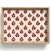 Botanisch - Patroon - Bordeaux Dienblad Rechthoek middel 911 -z3d_shopping