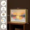 Modern - Abstract - Goud - Roze Light Box met batterij (Wandlamp) middel -USP_websiteoverzichtNL