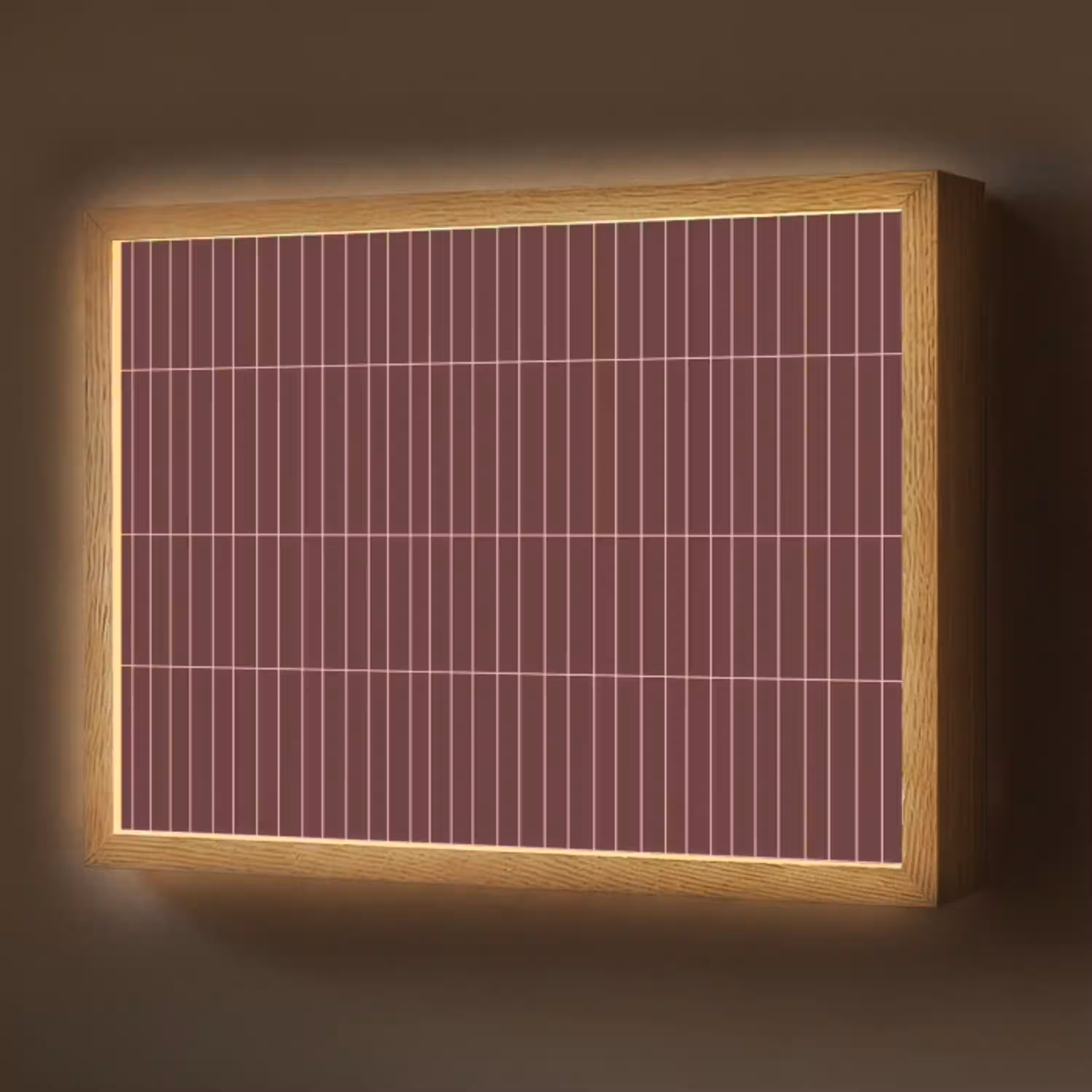 Lijnen - Patroon - Bordeaux Light Box met batterij (Wandlamp) middel 907 -z3d_website