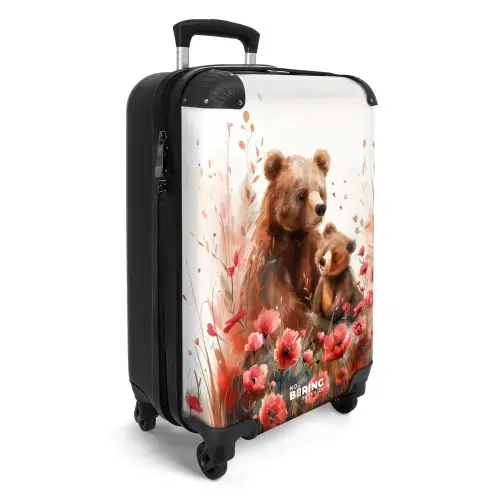 Berenliefde NBS - Handbagage koffer - Kinderen Unisex middel -productfoto_3d