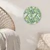 Bohemian - Bladeren - Bloemen - Tropisch Akoestische PET Vilt - Rond klein -sfeer4