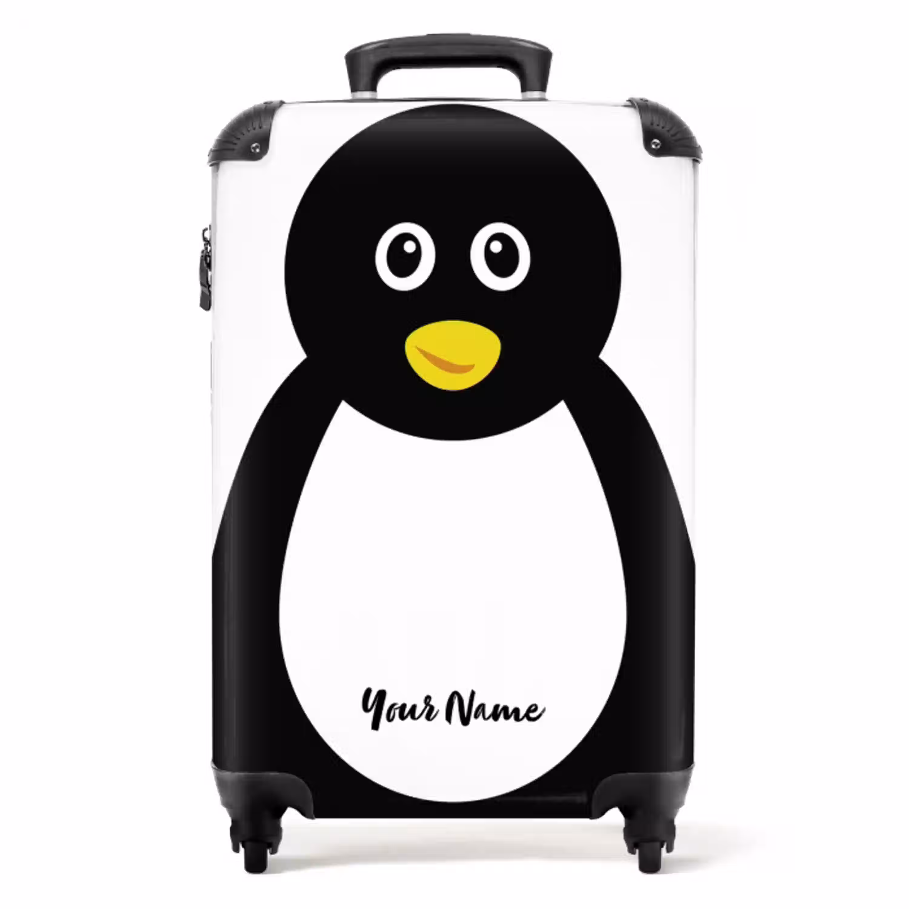 Pim pinguïn NBS - Handbagage koffer - Kinderen Unisex middel -productfoto_recht