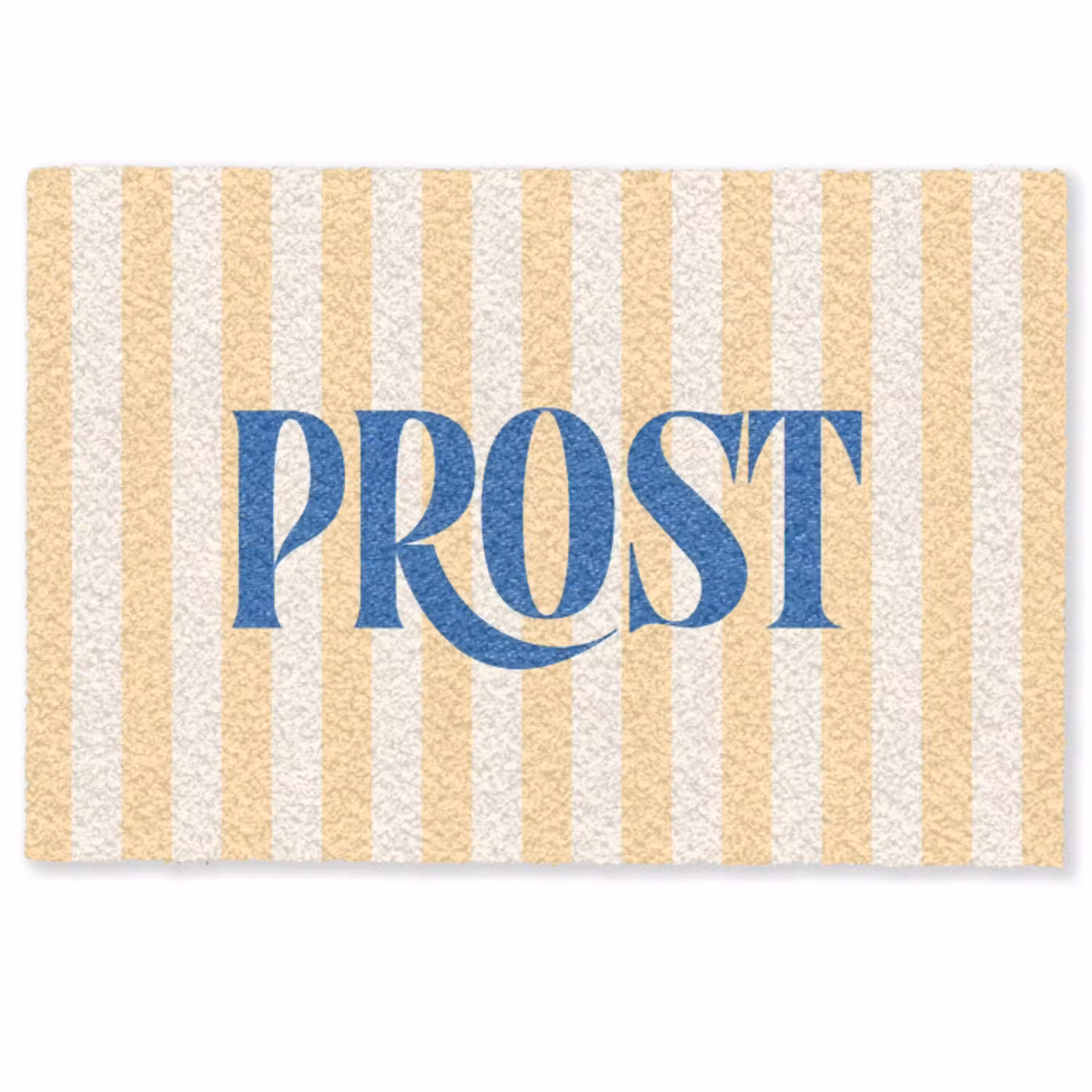 Blauw - Geel - Strepen - Prost Deurmat klein -zkaufland3d
