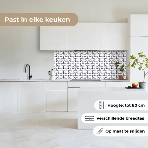 Oceaan - Anker - Blauw - Wit keuken achterwand 2 middel 871 -sfeer4_NL