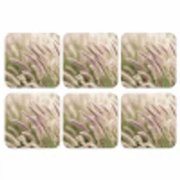 Gras - Close up - Groen onderzetter kurk middel -3d