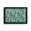Palmblad - Panterprint - Tropical fotolijst zwart zonder passe partout klein -3d