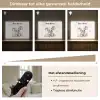 Olifant - Dier - Kinderen Light Box met batterij (Wandlamp kind) middel -USP_dimbaarNL