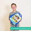 Piraat op een eiland Kinderrugzak - Blauw middel -sfeer1_NL