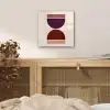 Zandloper - Symmetrisch - Rood - Paars plexiglas 5mm klein -sfeer4